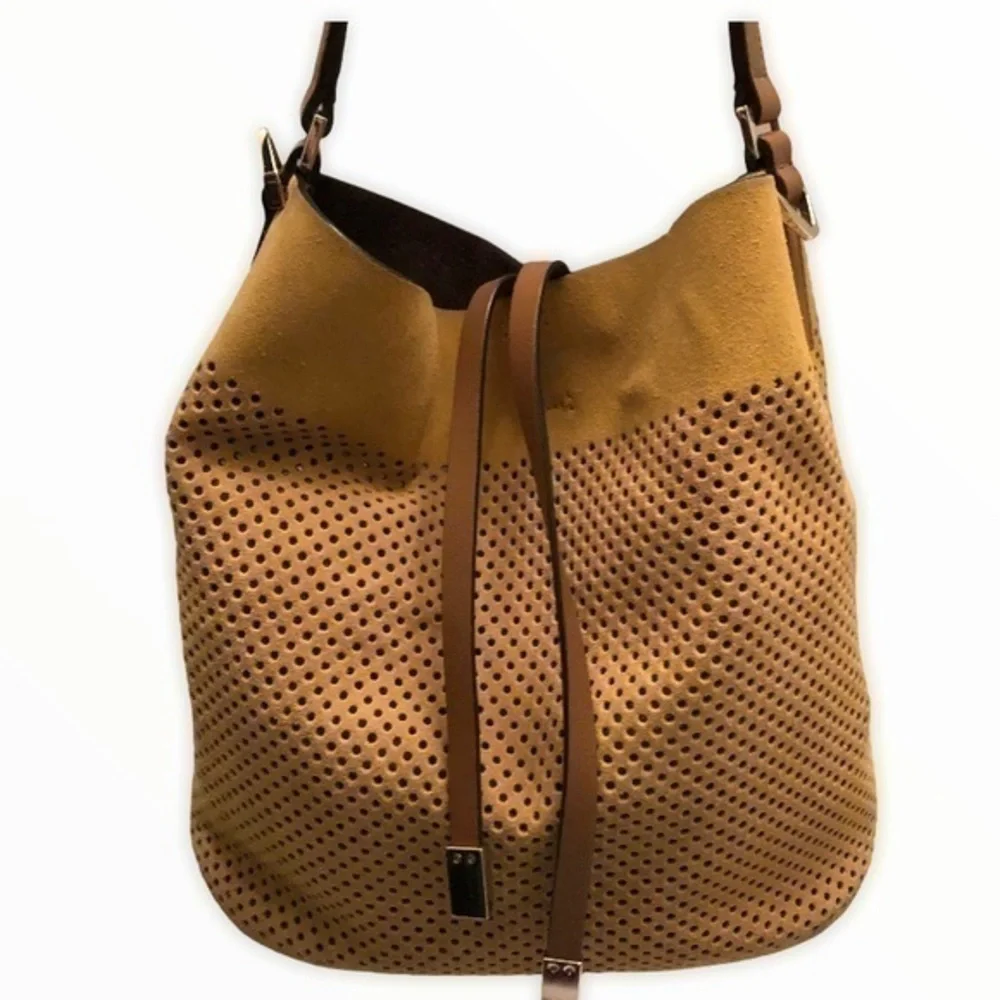 Michael kors collection suede Miranda tote bag